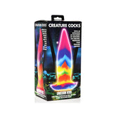 Creature Cocks Unicorn Kiss Glow in the Dark Silicone Dildo